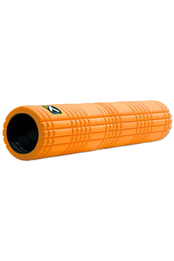 TRIGGERPOINT PERFORMANCE THERAPY GRID Patented Multi-Density Foam Massage Roller Exercise Deep Tissue Muscle Recovery - Relieves Muscle Pain & Tightness, Improves Mobility & Circulation (26), Orange
