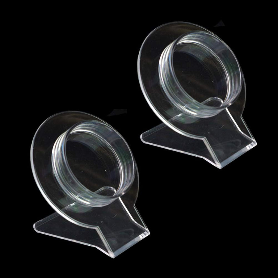 Jewelry Holder, 2 Pcs Clear Acrylic Bracelet Display Stand, Jewelry Organizer Rack, Transparent Shelf Shelves, Clear Jewelry Organizer