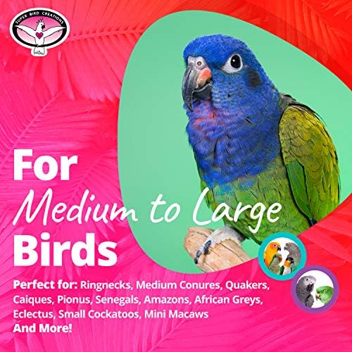 SB1058 Sneakers Bird Foot Toy - Engaging, Chewable Rubber & Fabric, Perfect for Medium & Large Birds like Parrots, Parakeets Cockatiels -Colorful & Fun - 3”x1-1/2”x1-1/4” (4 Pack)