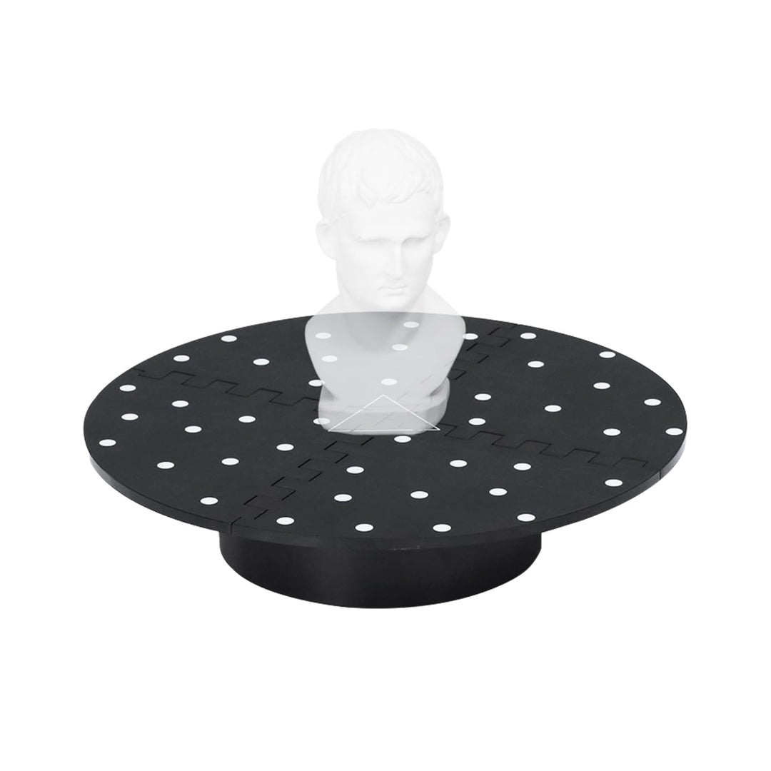 Portable Turntable for All 3D Scanners, Equipped with Marked Top Cover, Easy Scanning of Featureless and Small and Medium Objects