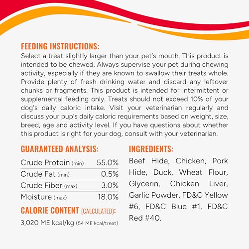 Good'N'Fun Triple Flavored Rawhide Kabobs for Dogs, 1 pack, 12 oz