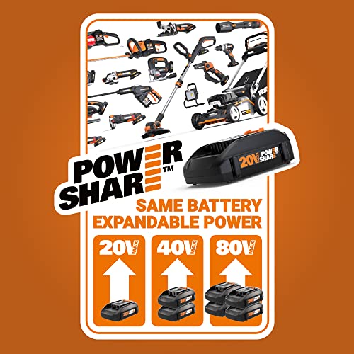 Worx String Trimmer Cordless 3.0 20V PowerShare 12 Edger & Weed Trimmer (Tool Only) WG163.9