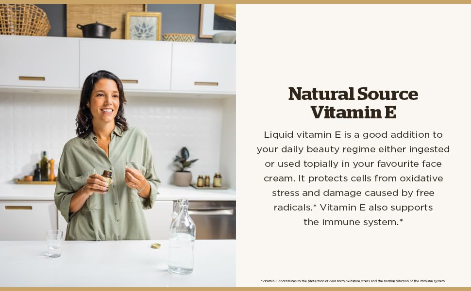 Liquid Vitamin E (with Dropper) - 2 fl oz - Mixed Tocopherol Complex - Non-GMO, Vegan, Gluten Free, Dairy Free, Kosher - 118 Servings