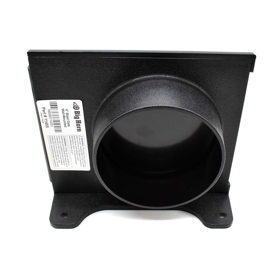 Big Horn 11455 4-Inch Port x 2 Blast Gate Wall-Mounted