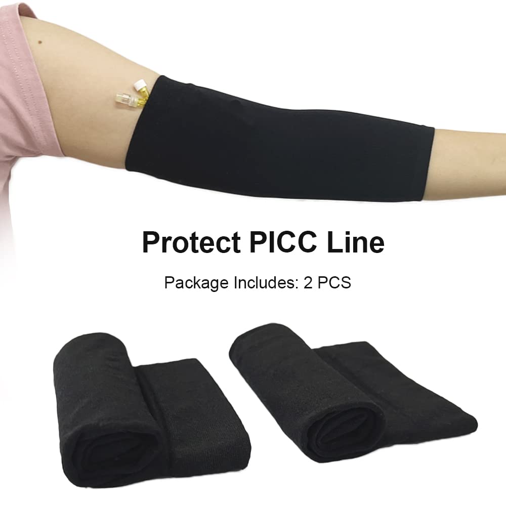PICC Cover Protetcor 2 PCS, Breathable Arm Nursing Cast Cover Supplies for Arm Circumference 9-14
