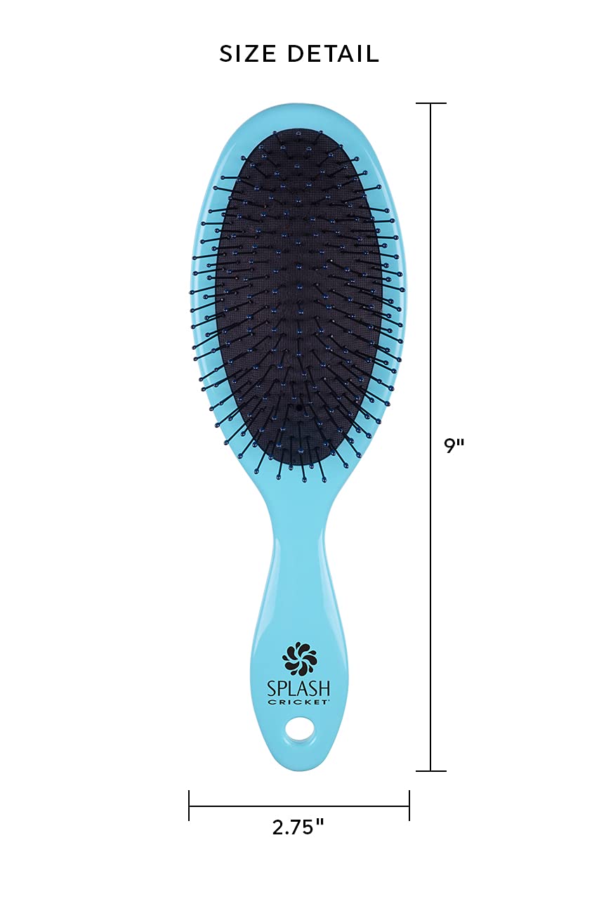 Splash Detangling Brush, Blue, 6 Ounce