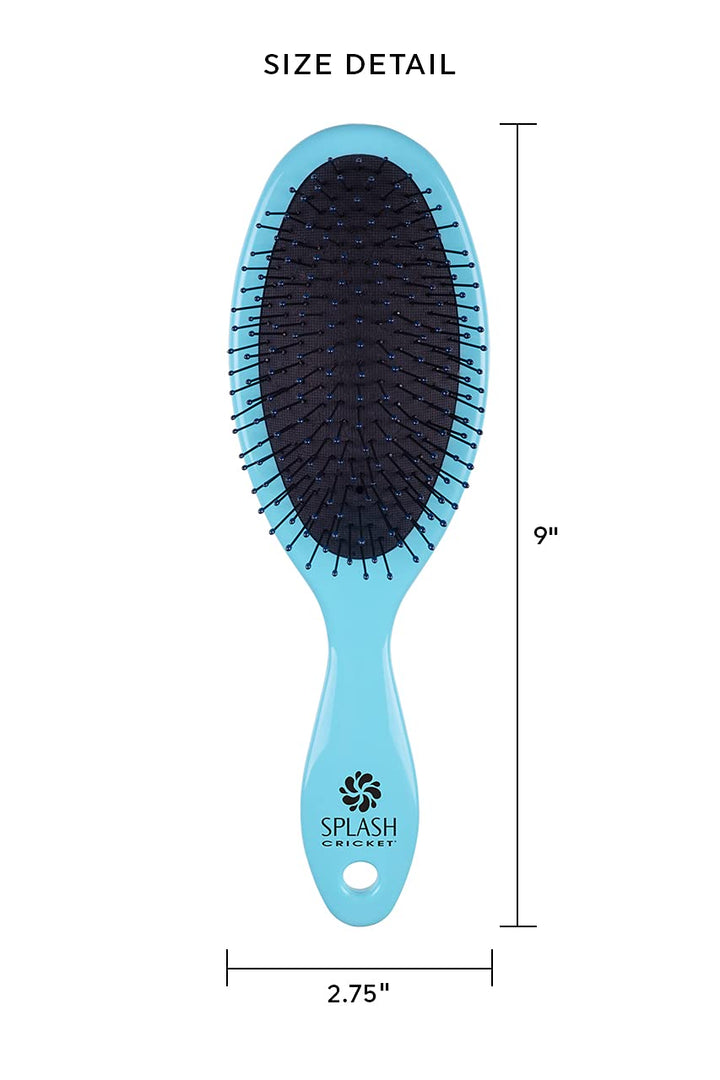 Splash Detangling Brush, Blue, 6 Ounce