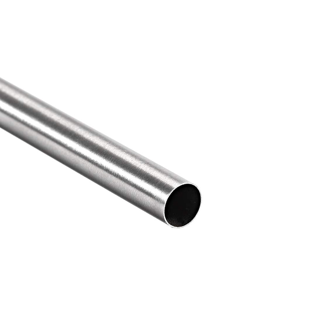304 Stainless Steel Round Tubing 7mm OD 0.2mm Wall Thickness 250mm Length Seamless Straight Pipe Tube 2 Pcs