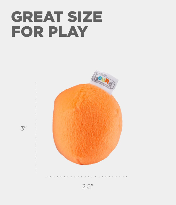 Squeakin' Eggs Plush Replacement Dog Toys - 3 Pack