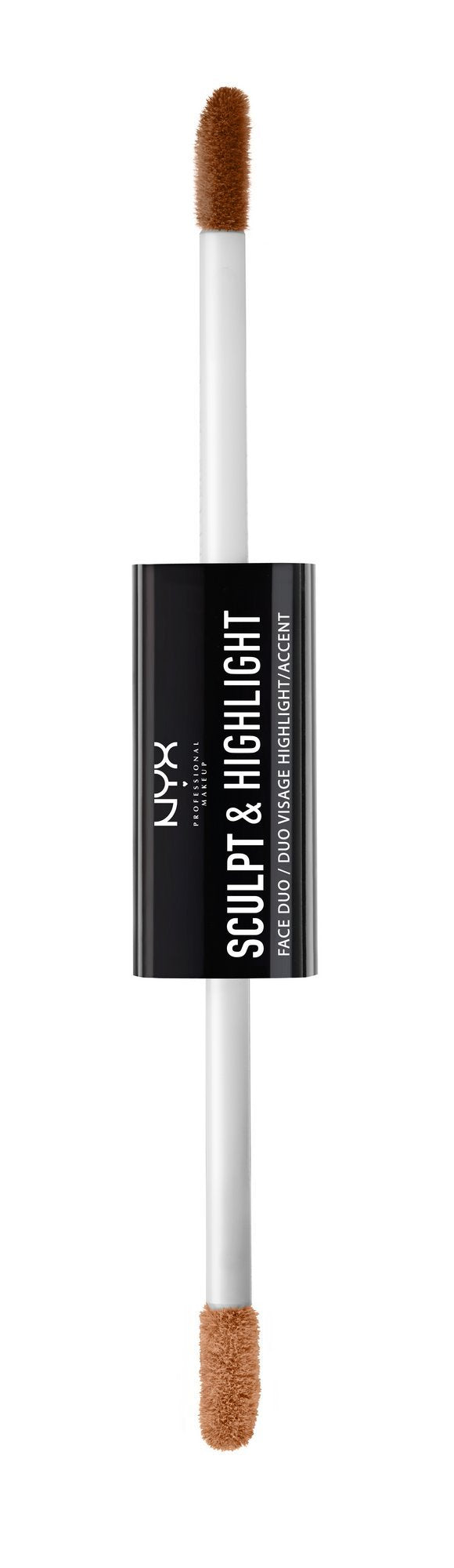 NYX Professional Makeup Sculpt & Highlight Face Duo, Cinnamon/Peach, 0.34 Ounce