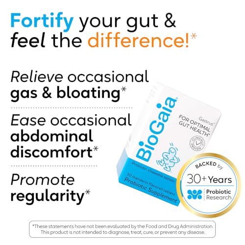 Gastrus Gut Health Probiotic | Eases Abdominal Discomfort, Gas & Bloating | Promotes Regularity & a Healthy Gut | Contributes to a Balanced Microbiome | Backed by 30 Years of Research