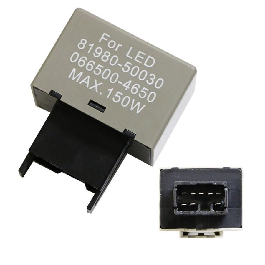 8-Pin LM449 81980-50030 066500-4650 Electronic LED Flasher Assy Relay Fix Compatible with Lexus Scion or Toyota LED Turn Signal Light Bulbs