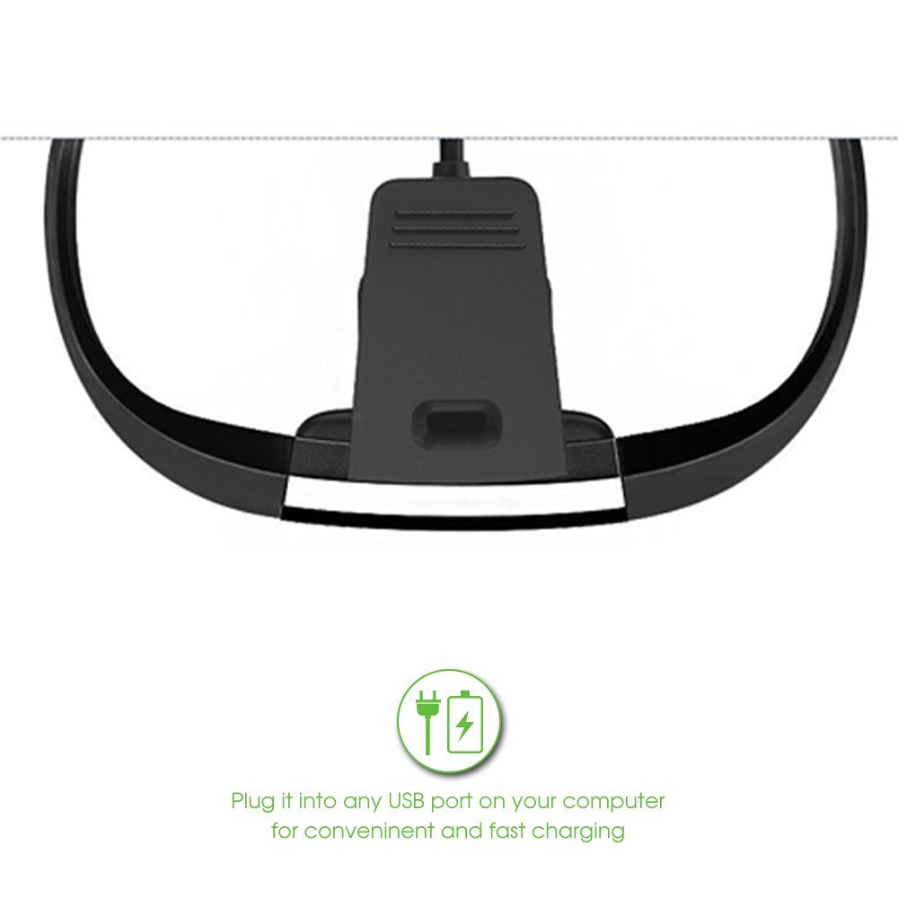 Awinner Charger Compatible for Fitbit Charge 2 - Replacement USB Charger Adapter Charge Cord Charging Cable for Charge 2 Smartwatch Heart Rate Fitness Wristband (1-Pack)