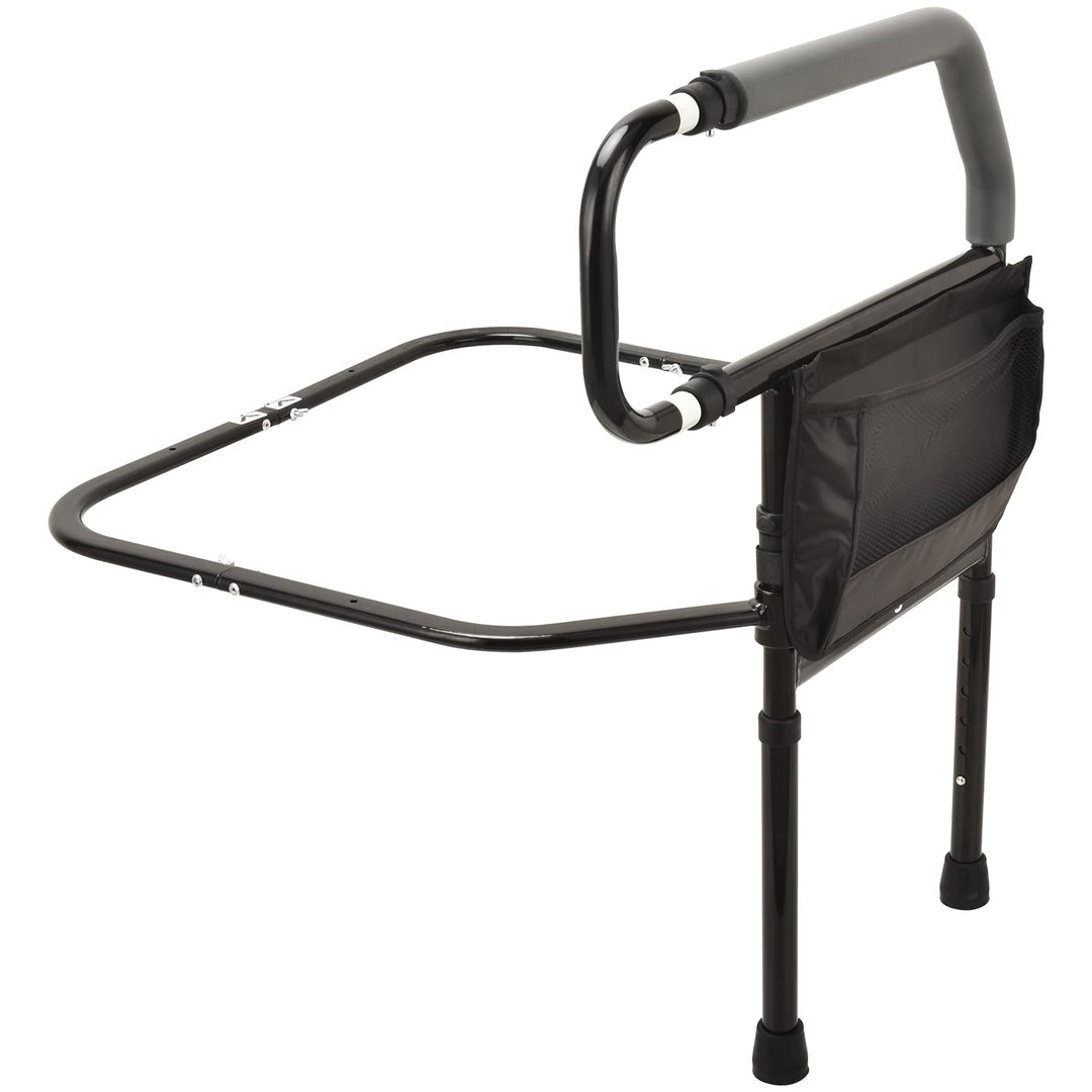 Bed Rail for Elderly, Bed Assist Grab Bar Handle with Storage Pocket, Safety Bed Rails for Elderly Adults Getting in & Out of Bed at Home and Dorm - Fit King, Queen, Full, Twin