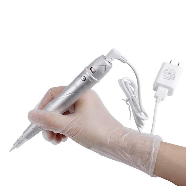 Permanent Machine Makeup Wireless Rotary tattoo Machine With 1pc Wireless Battery 15pcs Needles For Eyebrow Eyeliner Lip Tattoo Machine EM509-2-US