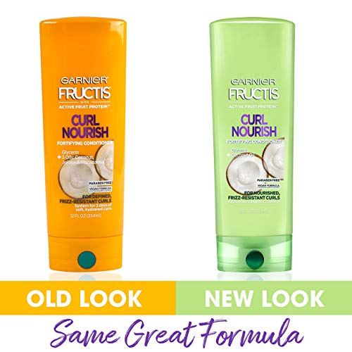 Hair Care Fructis Triple Nutrition Curl Nourish Conditioner, 12 Flu
