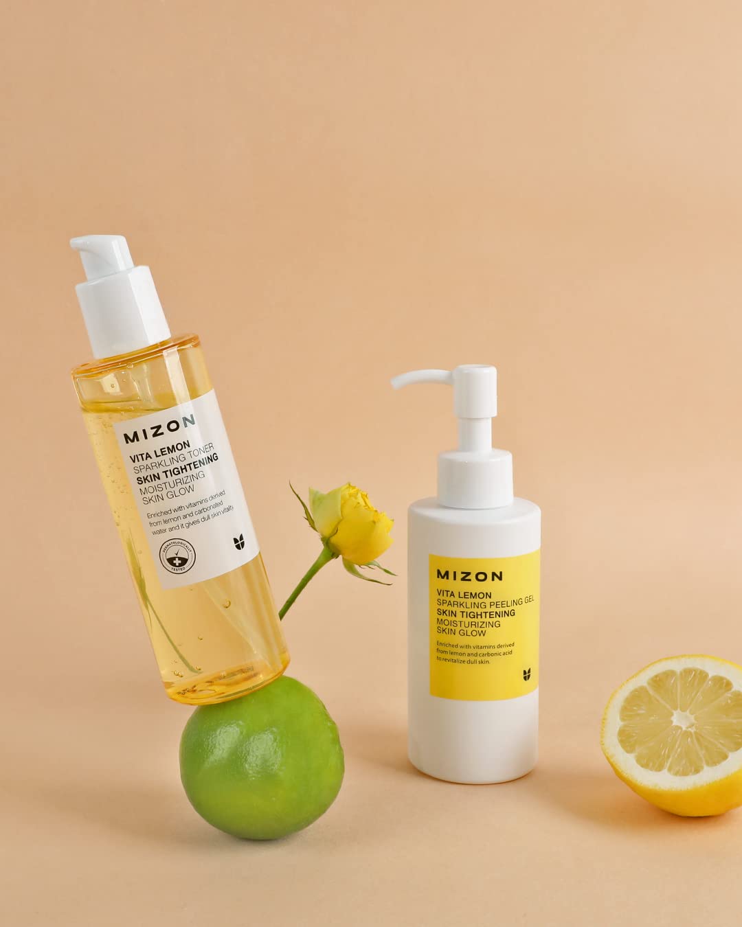 Vita Lemon Peeling Gel, Lemon Peel Oil and Sparkling Water, Skin Tightening, Moisturizing, Skin Vitality, Removes Dead Skin Cells, Exfoliating Gel (150g/ 5.3 Oz)