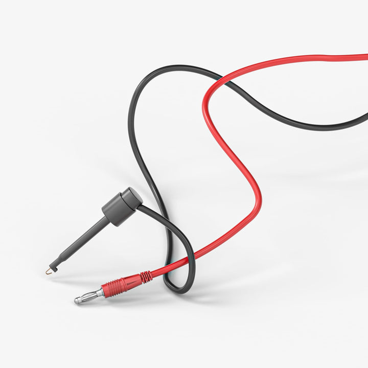 4PCS 4mm Banana Plug to Test Hook Clips Test Leads Copper Soft Cable Wires for Multimeter Electrical Testing 500V 5A