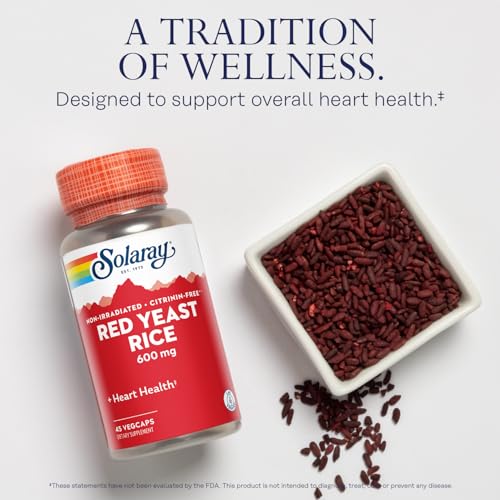 Red Yeast Rice 600mg System Support, Non-Irradiated & No Citrinin, Lab Verified, 120 VegCaps