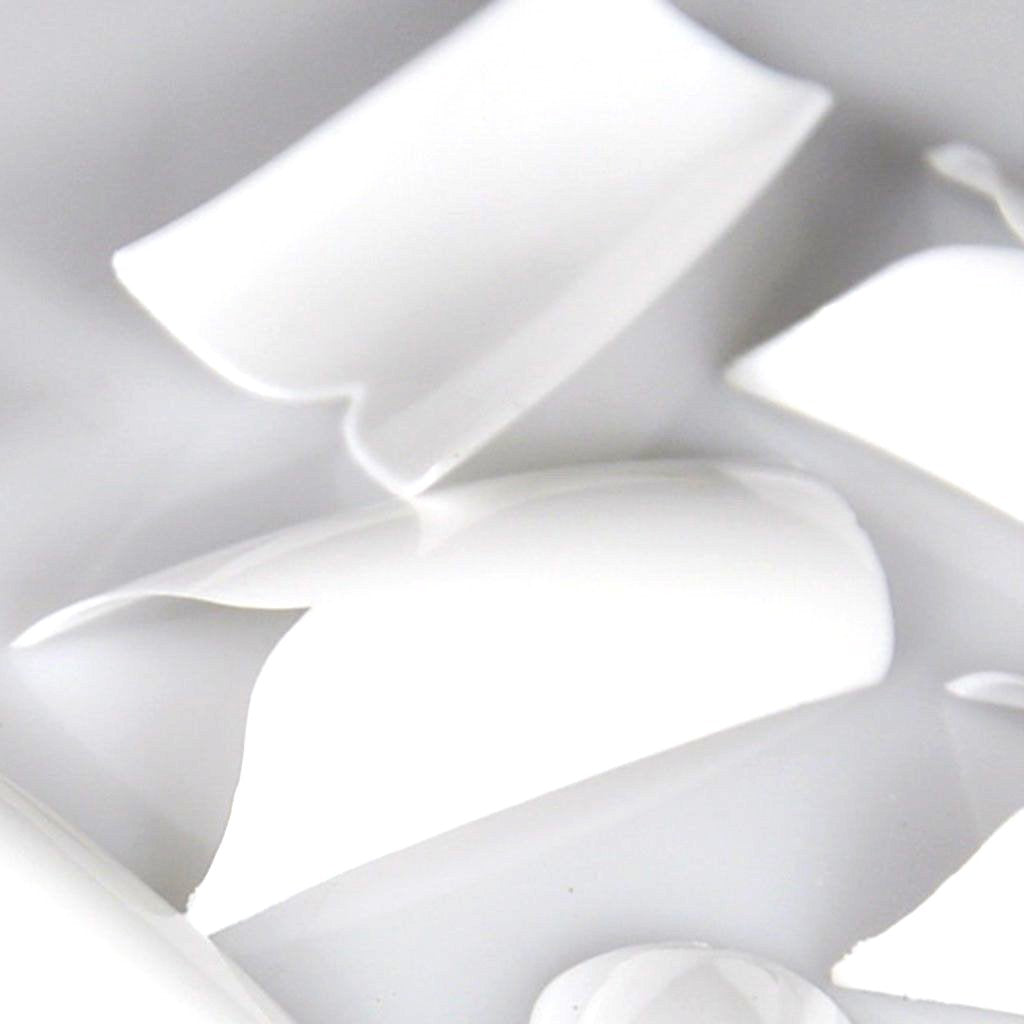 Enforten White V Shape Designer False French Nail Art Tips Pack Of 500Pcs