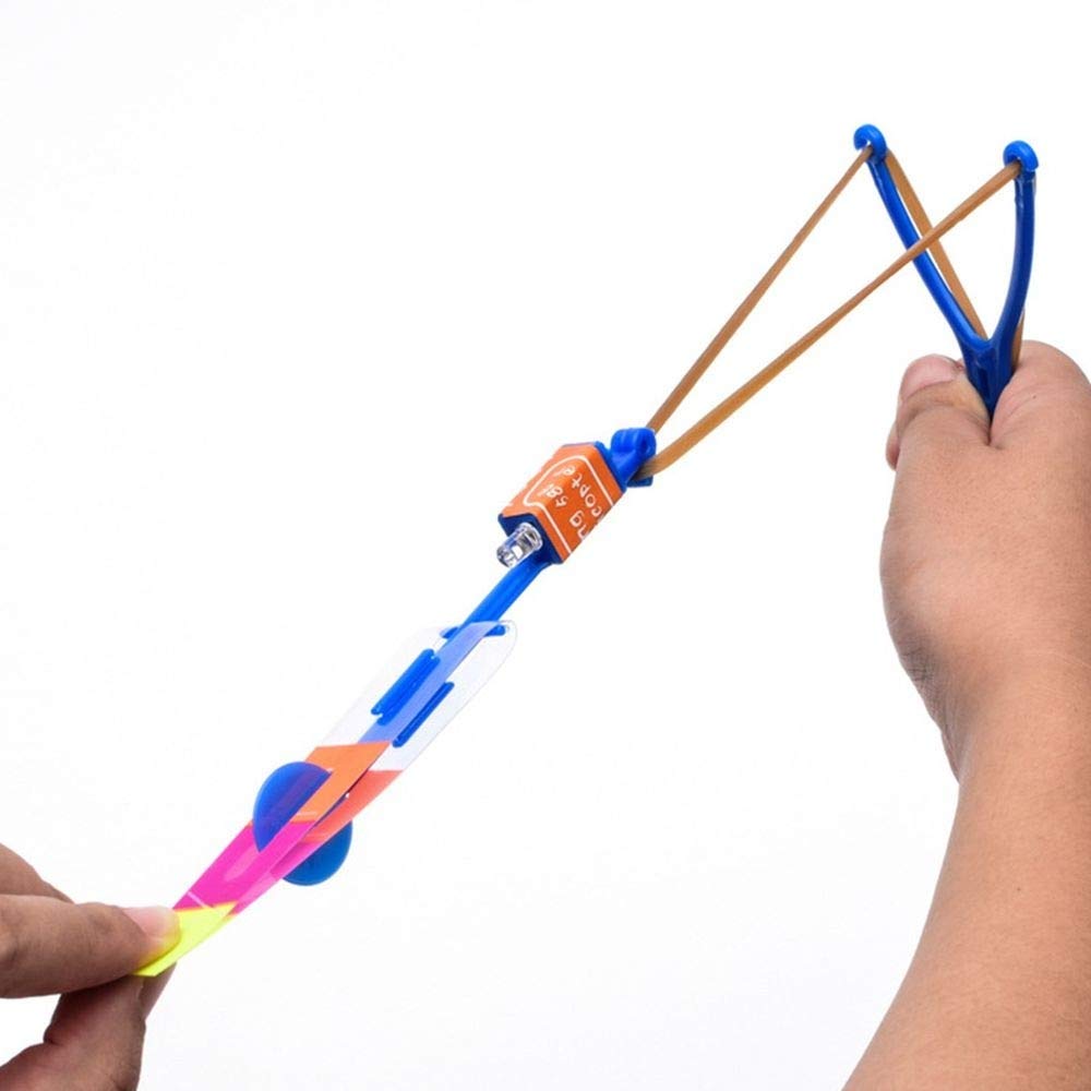 10 PCS Amazing Led Light Arrow Flying Toy Party Fun Gift Elastic, Flying Arrow Outdoor Flashing Children's Toys Birthdays Thanksgiving Christmas Day Gift Outdoor Game for Children Kids