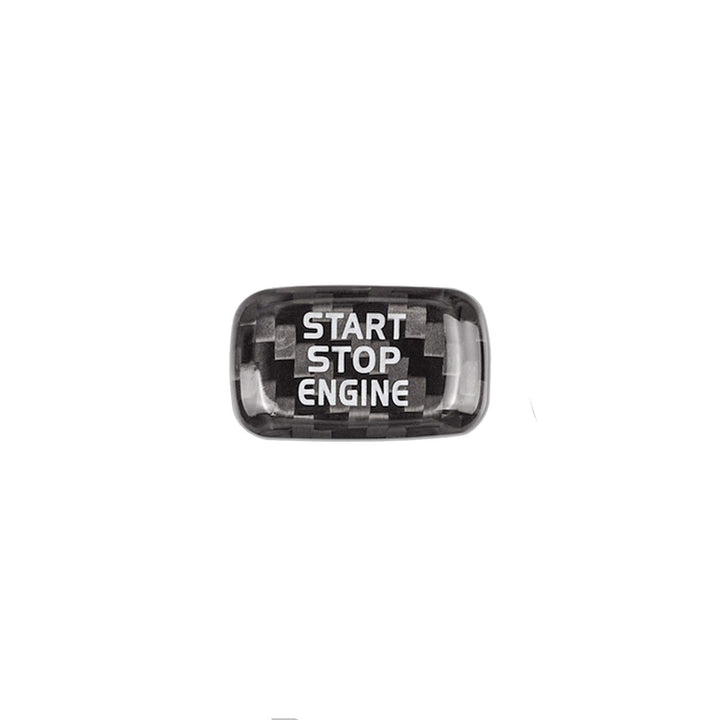 Black Ignition Starter Switch Sticker for Volvo S60 S60L S80L V40 V60 XC60 Start Stop Engine Button Cover Genuine Carbon Fiber Material