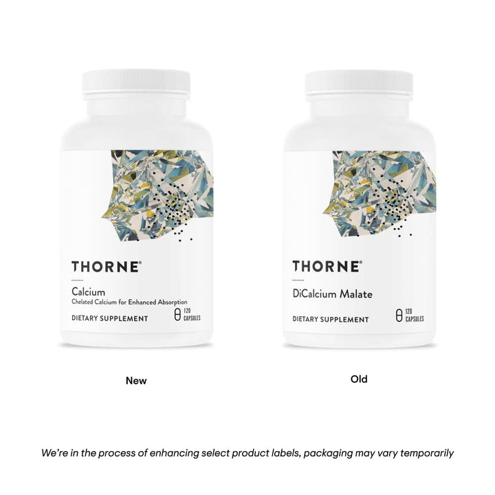 Calcium - (Formerly DiCalcium Malate) - Chelated Calcium for Enhanced Absorption with DimaCal for Bone Density Support* - 120 Capsules