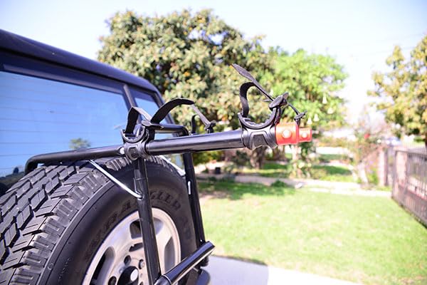 Sports Deluxe 2-Bike Spare Tire Rack , Black