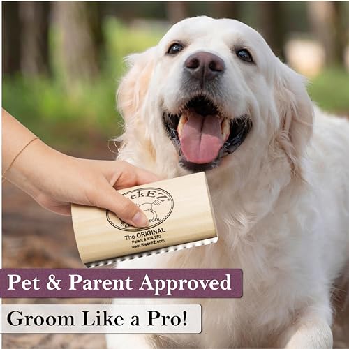 Dog Brush for Shedding & Dog Grooming Supplies, Pet Hair Removal Tool, Dog Hair Remover, Deshedding Dog Brush, Dog Brush for Short Haired Dogs, Dog Comb, Dog Hair Brush, Dog Shedding Brush