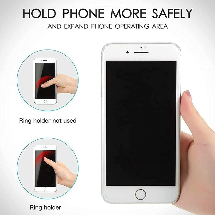 JXinQ 4 Pack/Expanding Phone Mount Grip Holder for Cellphone,Collapsible Stand - Pink Rose Gold Blue Flower Floral (ZMX-SS07-Q)
