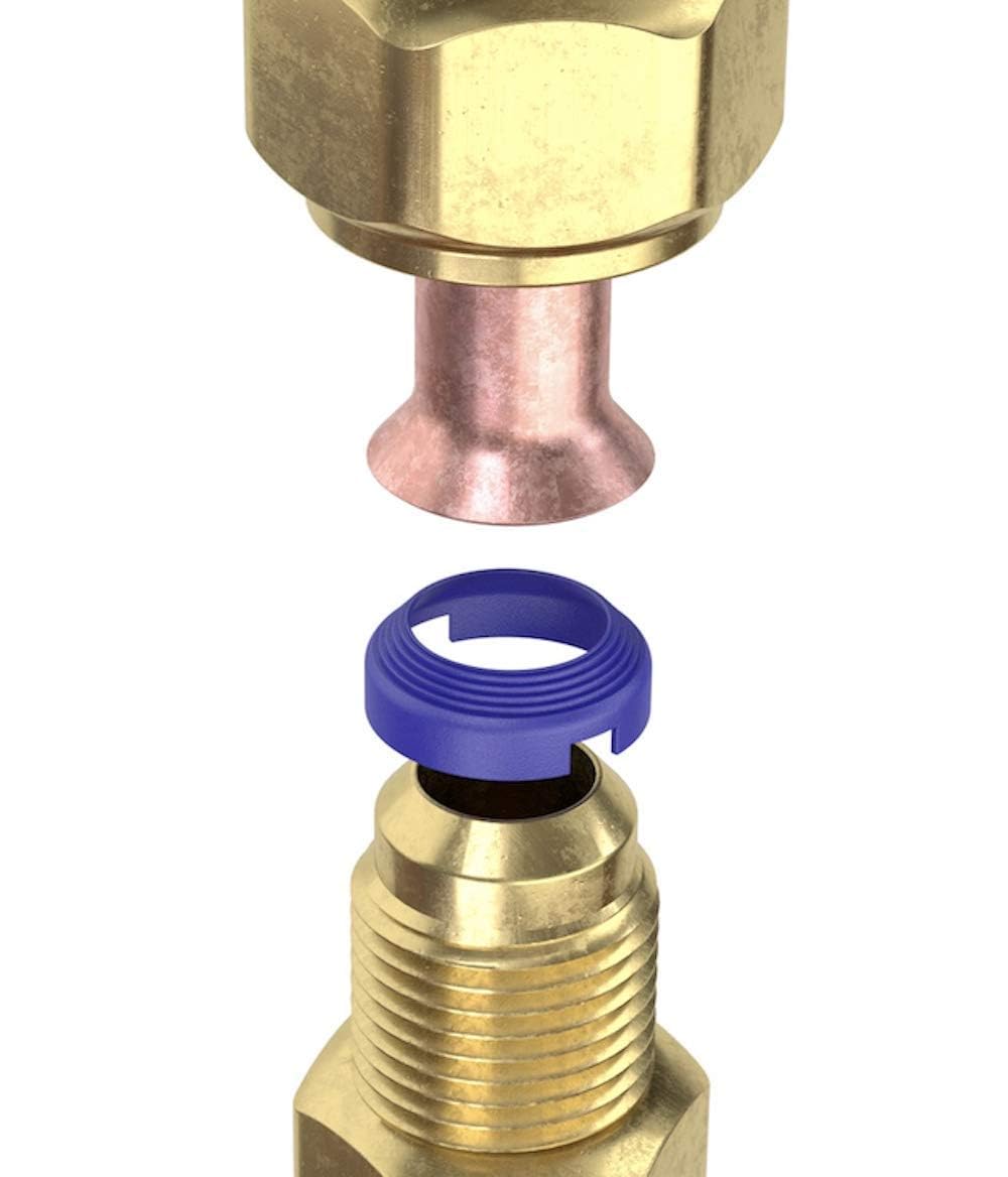 ® Model MSP-0408 Leak Free SAE Flare Connections - Refrigerant Leaks Refrigeration, HVAC, Ductless, Schrader Valve or Mini Split Applications (1/4, Mini Split Pack - (2) 1/4 and (2) 1/2)