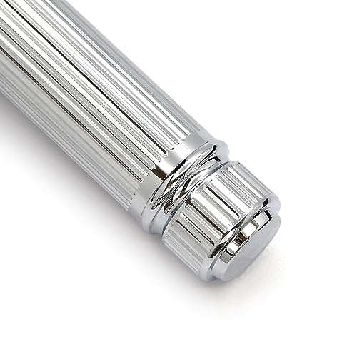 DE89LBLAMZ Classic Double Edge Manual Eco-Friendly and Reusable Safety Razor for Men and Women for Shaving Cream or Soap (Lined)