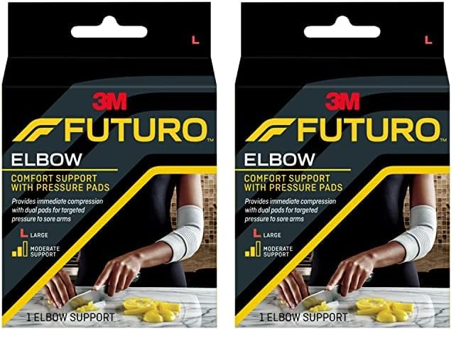 MMM-379 Comfort Elbow with Pressure Pads, Easy-to-Use Comfort Straps for Personalized Adjustment, Medium