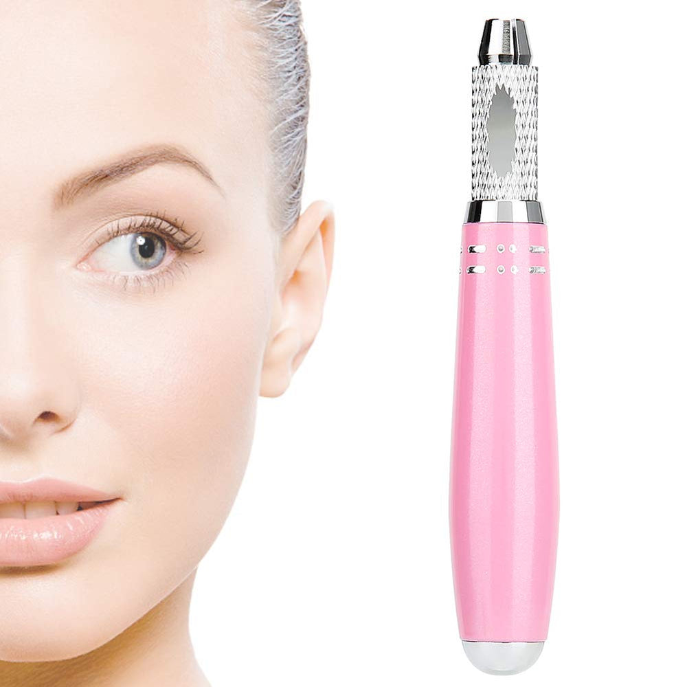 Semi-Permanent Eyebrow Pen, Multifunction Manual Eyebrow Tattooing And Fogging Pen, Retractable Manual Eyebrow Tattoo Cosmetic Pencil(Pink)