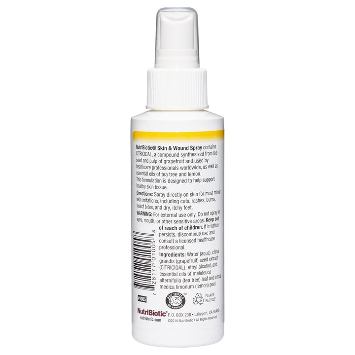 Nutribiotic Skin and Wound Spray, 4 Fluid Ounce