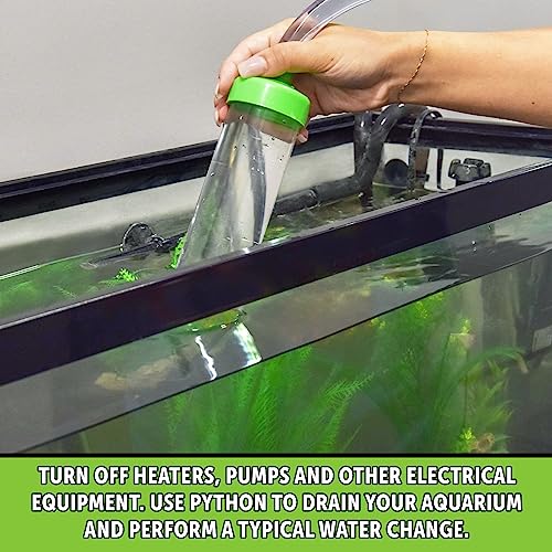 No Spill Clean and Fill Aquarium Maintenance System, Gravel Cleaner and Water Changer, 25 Foot