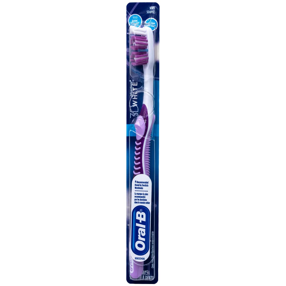 3D White Vivid Toothbrush, 35 Soft (Colors Vary) - 1 Count