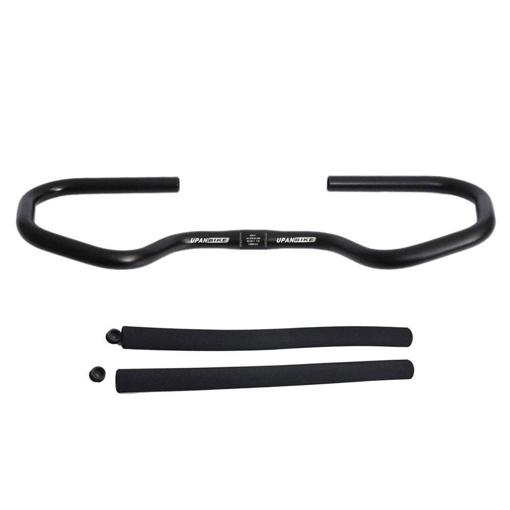 Trekking Cycling Mountain Bike Road Bicycle Butterfly Handlebar with Sponge (f25.4mm 31.8mm)