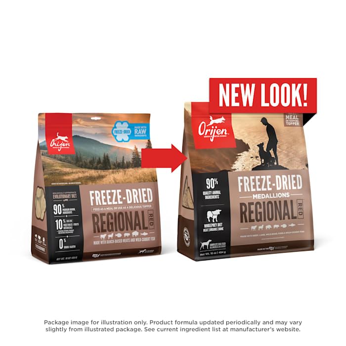 Orijen Freeze-Dried Regional Red Formula, 16 oz