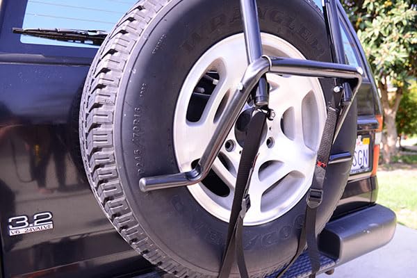 Sports Deluxe 2-Bike Spare Tire Rack , Black