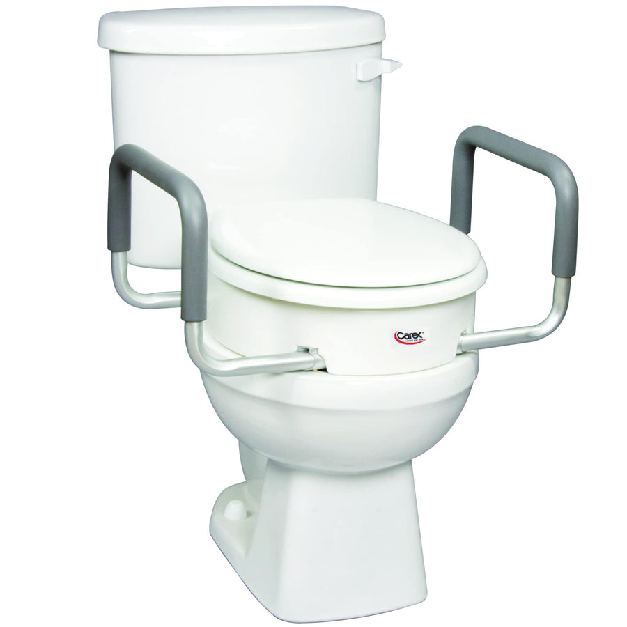 Health Brands Toilet Seat Elevator with Handles for Elongated Toilets