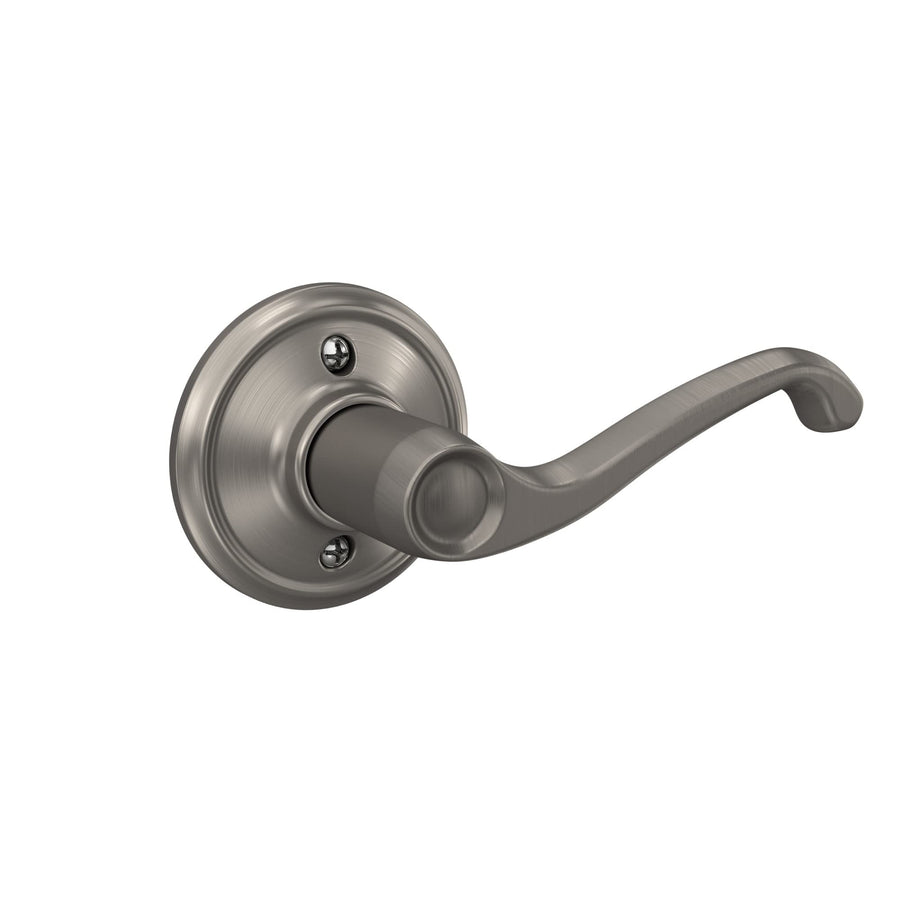 Schlage F170FLA619RH Flair Right Hand Dummy Lever, Satin Nickel