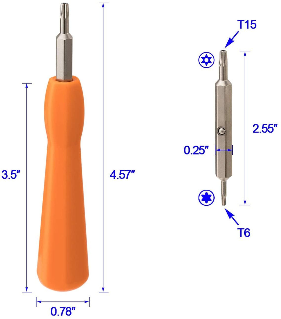 Doorbell Replacement Security Screws and Screwdriver Kit, Suitable for All Doorbells, Including Video Doorbell, Video Doorbell 2, Pro and Elite, Doorbell Screwdrivers, for Battery Replacement