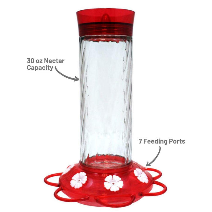 Diamond Health Hummingbird Feeders for Outdoors, Pack of 1, Red