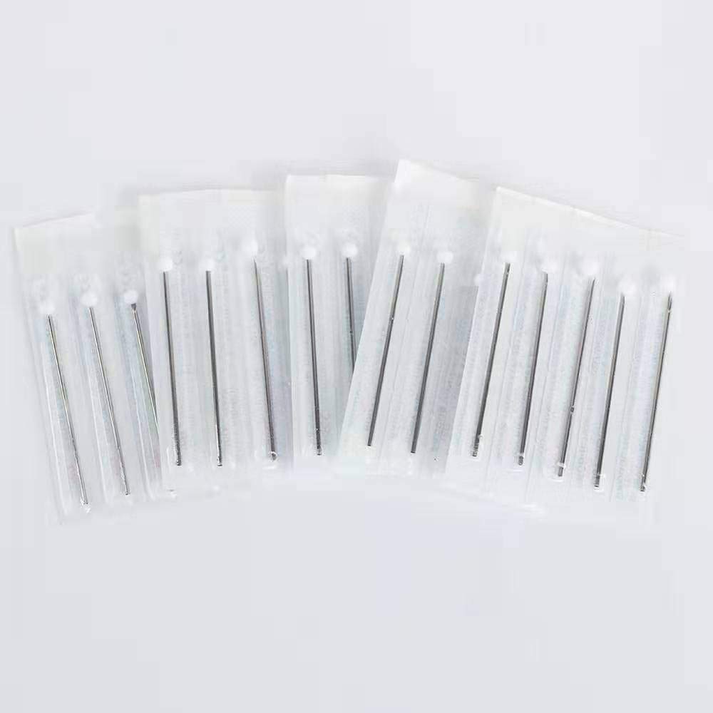 16G 10 Pieces Body Ear Navel Nose Lip Nipple Piercing Needles