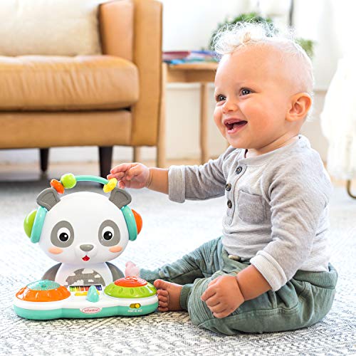 Spin & Slide DJ Panda - Musical Toy with Busy Beads, Light-up Turntable Drums, Funky Beats, switches, Silly Songs and 2 Volume Settings, for Babies and Toddlers