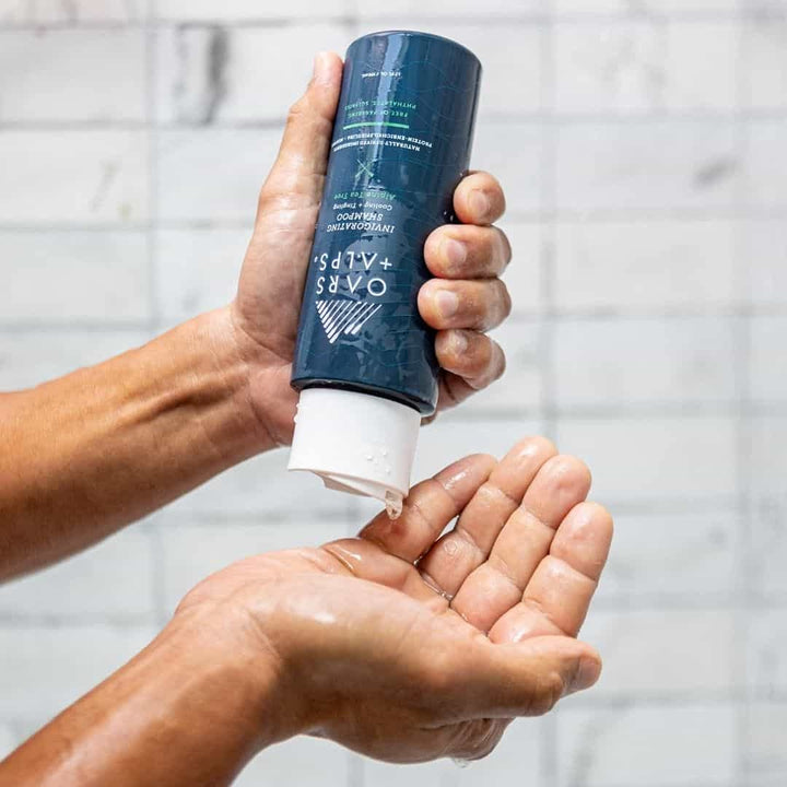 Men's Sulfate Free Hair Shampoo, Infused with Witch Hazel and Tea Tree Oil, Alpine Tea Tree, 12 Fl Oz