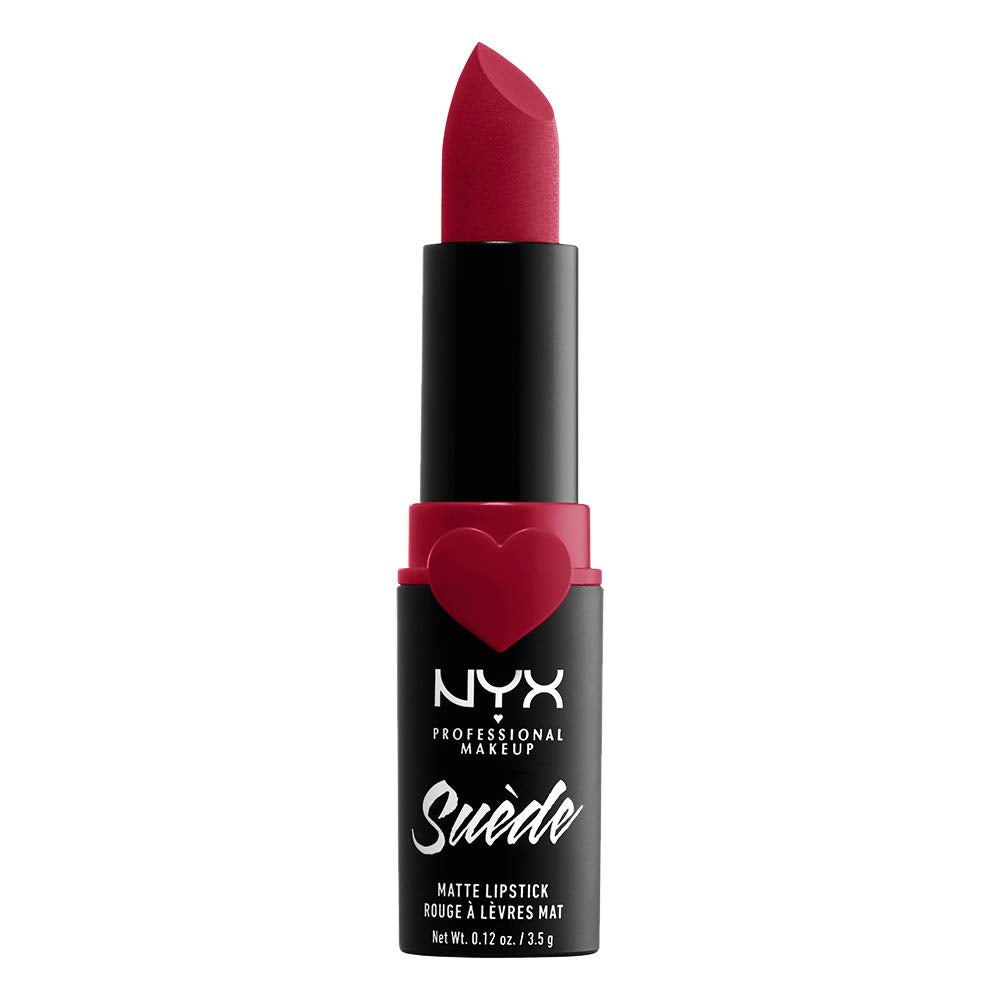 Suede Matte Lipstick, Vegan Formula - Spicy (True Red)