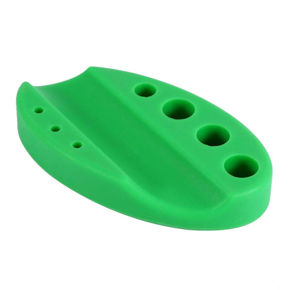 Ink Cup Holder Stand, Silicone Pigment Handpieces Tray for Microblading Makeup Accessories