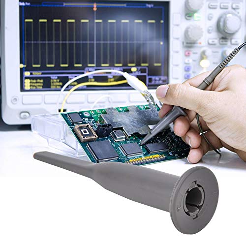 2Pcs Oscilloscope Probe CoverUniversal Oscilloscope Probe Protective Cover Oscilloscope Probe Accessories with Hook Gray for P6139A P6138A P6137A P2200 P2220 P2221 10073C